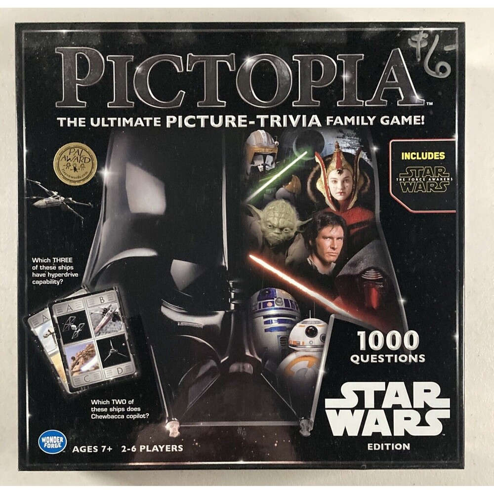 Star Wars Pictopia: Picture - Trivia Family Game (2016) • NEW / Sealed